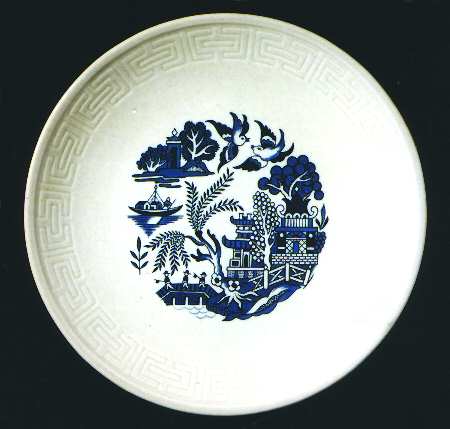 Willow Blue (Embossed Greek Key) by Johnson Brothers