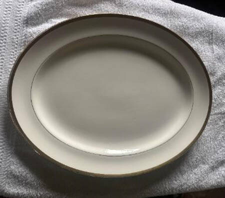 JB814 14" Oval Serving Platter