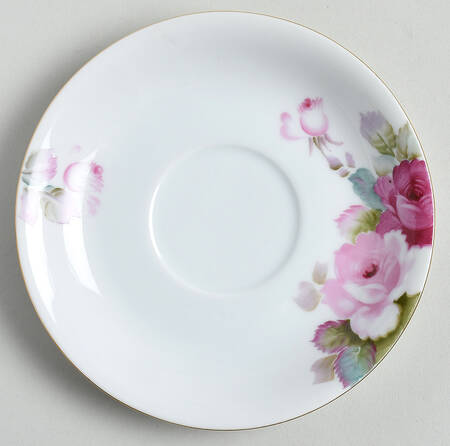 Pink Rose Saucer