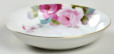 Pink Rose Fruit/Dessert (Sauce) Bowl