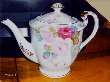 Pink Rose Teapot & Lid