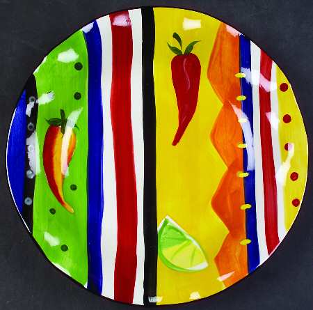 Chilli Pepper Salad Plate