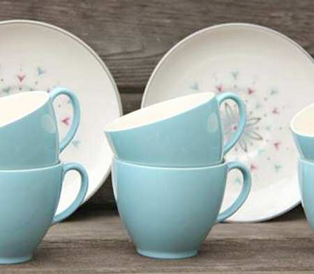 JB832 Flat Cup & Saucer Set
