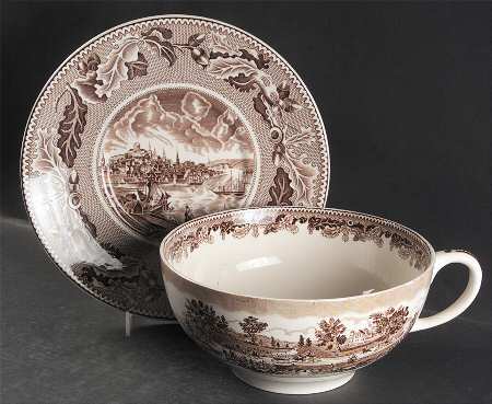 Historic America Brown (Circa 1930-1974) by Johnson Brothers
