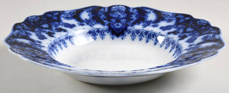 Florida (Flow Blue) Rim Soup Bowl