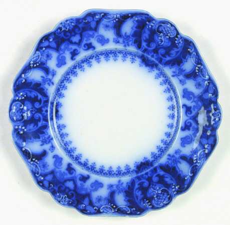 Florida (Flow Blue) Luncheon Plate