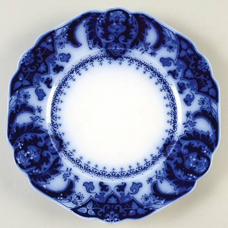 Florida (Flow Blue) Salad Plate