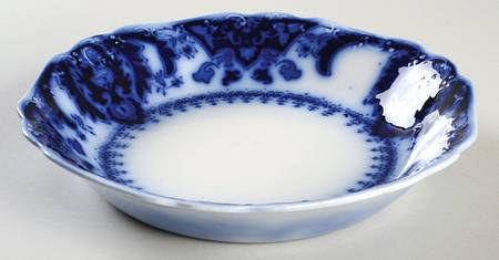 Florida (Flow Blue) Coupe Soup Bowl