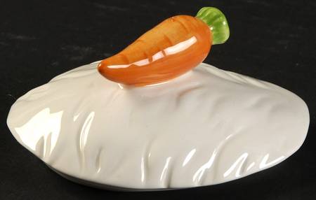 Bunny Toile Lid for Figural Tureen