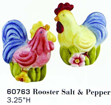 Cock a Doodle Salt & Pepper Set