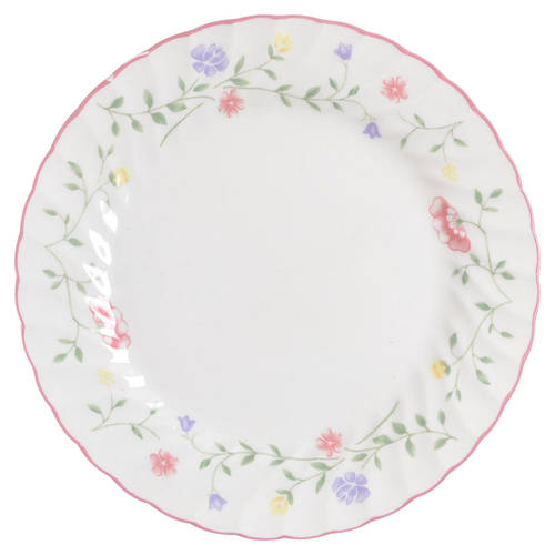 Summer Chintz ("England 1883" Stamp) Dessert/Pie Plate by Johnson Brothers
