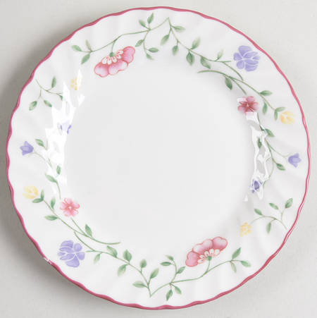 Summer Chintz ("England 1883" Stamp) Bread & Butter Plate