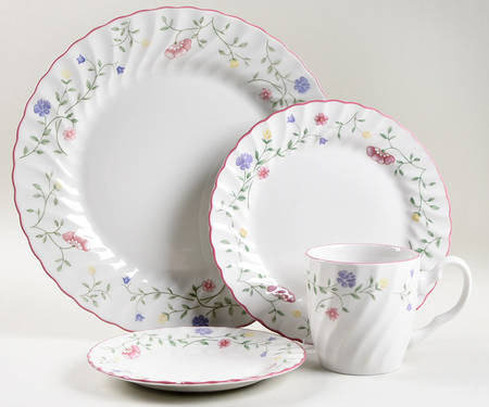 Summer Chintz ("England 1883" Stamp) 4 Piece Place Setting