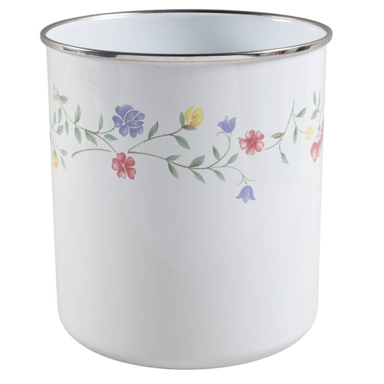 Summer Chintz ("England 1883" Stamp) Large Metal Canister No Wood Lid by Johnson Brothers