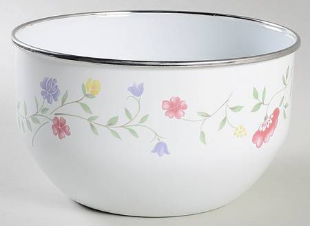 Summer Chintz ("England 1883" Stamp) 7 3/4" Metal Bowl