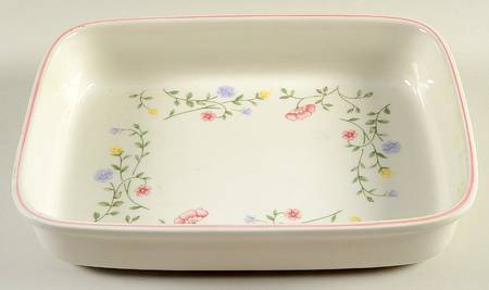 Summer Chintz ("England 1883" Stamp) 11" Lasagna by Johnson Brothers