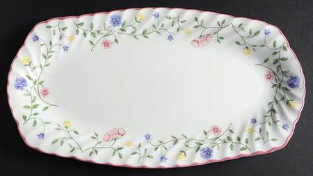 Summer Chintz ("England 1883" Stamp) Large Sandwich Tray