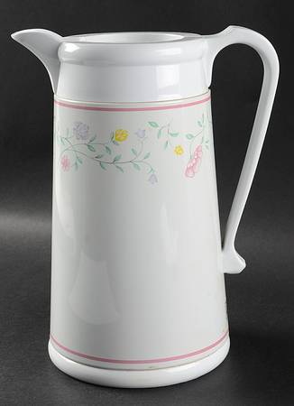 Summer Chintz ("England 1883" Stamp) Plastic Thermos/Carafe No Lid