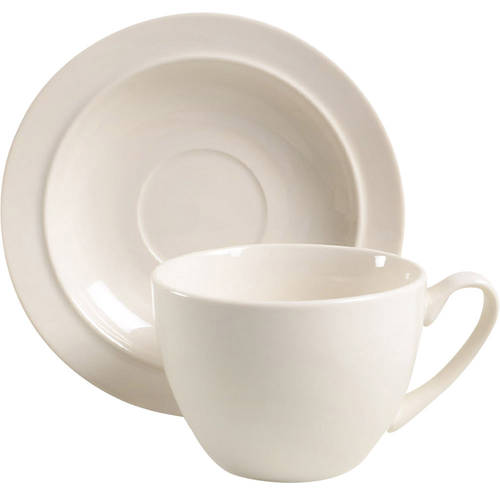 Pure Flat Cup & Saucer Set