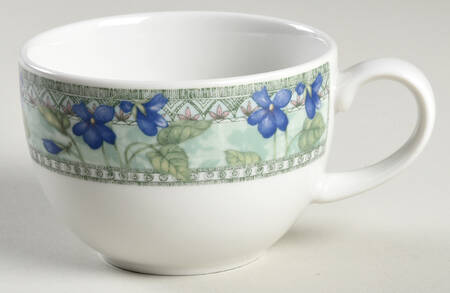 Spring Floral Flat Cup