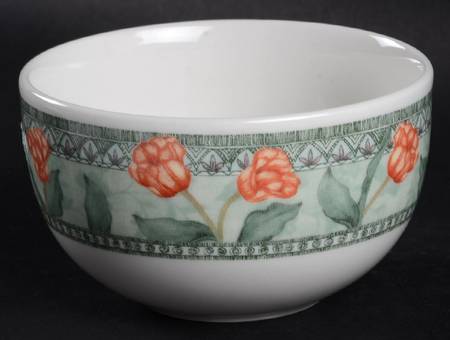 Spring Floral Open Sugar Bowl