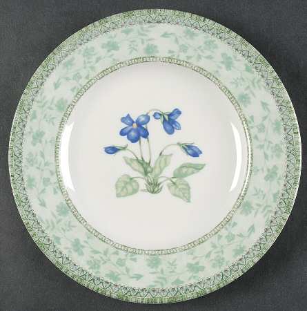 Spring Floral Salad Plate
