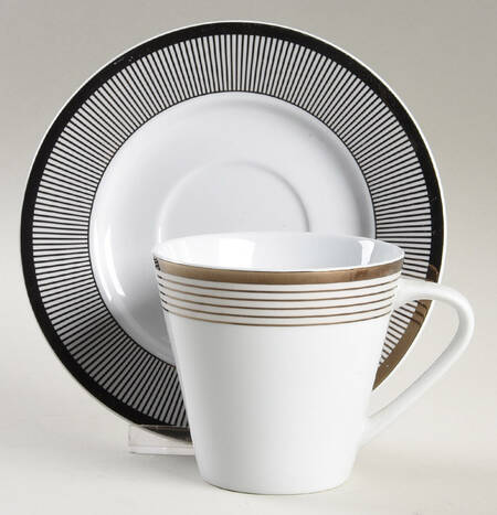 Tribecca Flat Cup & Saucer Set