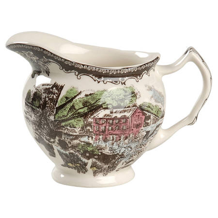 The Friendly Village ("England 1883" Backstamp) Creamer