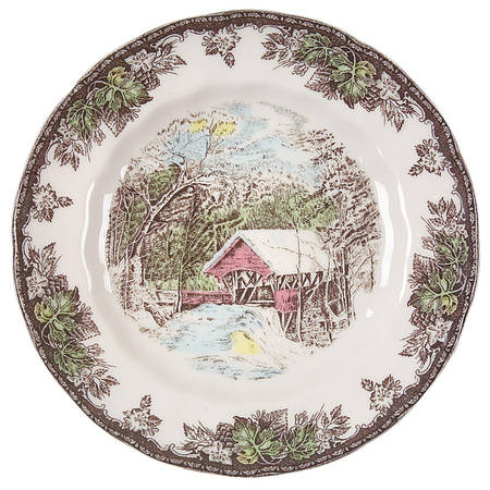 The Friendly Village ("England 1883" Backstamp) Bread & Butter Plate