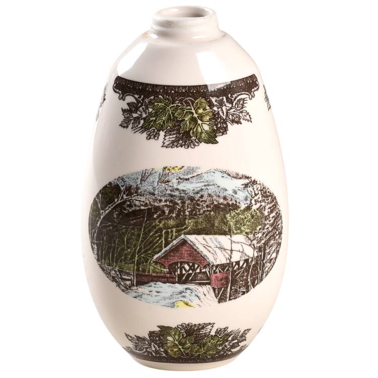 The Friendly Village ("England 1883" Backstamp) Lotion/Soap Dispenser No Pump
