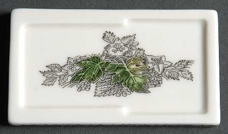 The Friendly Village ("England 1883" Backstamp) Tray for Salt/Pepper Set