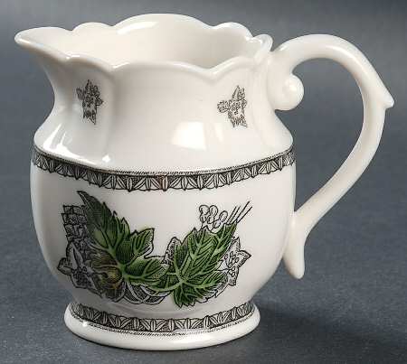 The Friendly Village ("England 1883" Backstamp) Creamer