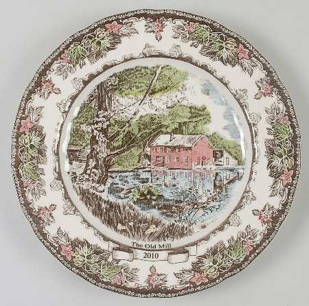 The Friendly Village ("England 1883" Backstamp) 2010 Collector Plate