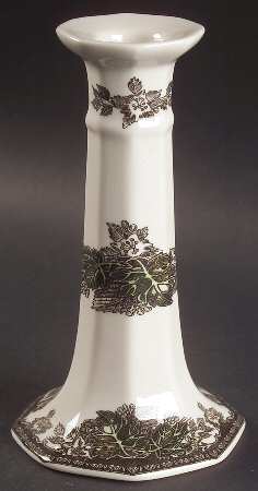 The Friendly Village ("England 1883" Backstamp) 6" Candlestick