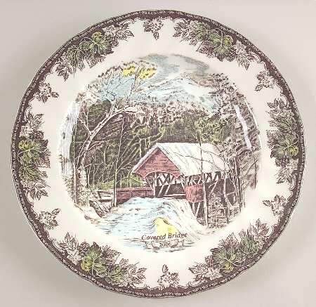 The Friendly Village ("England 1883" Backstamp) 2006 Collector Plate by Johnson Brothers