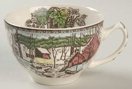 The Friendly Village ("England 1883" Backstamp) Flat Cup