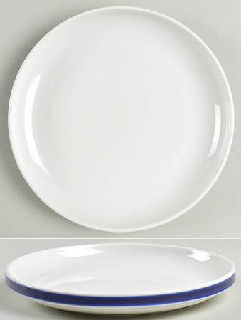 Stacks Blue Salad Plate