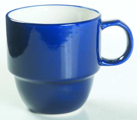 Stacks Blue Mug