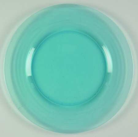 Colin Cowie Turquoise Glassware Service Plate (Charger)