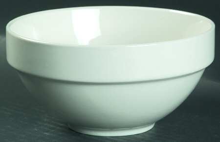 Stacks White Coupe Cereal Bowl
