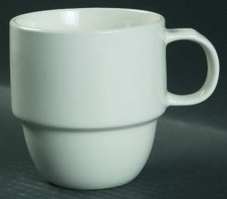 Stacks White Mug