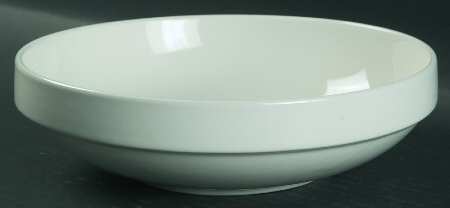 Stacks White 7" Individual Pasta Bowl