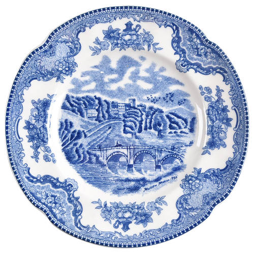 Old Britain Castles Blue (England 1883 Stamp) Bread & Butter Plate