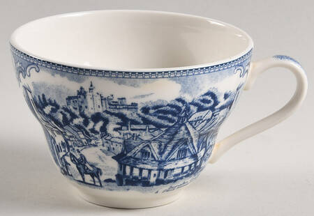 Old Britain Castles Blue (England 1883 Stamp) Jumbo Cup
