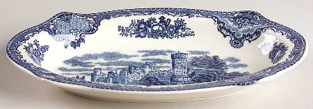 Old Britain Castles Blue (England 1883 Stamp) Relish/Gravy Underplate