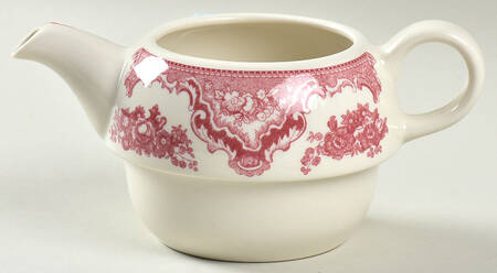 Old Britain Castles Pink (England 1883 Stamp) Individual Teapot with Cup Teapot No Lid