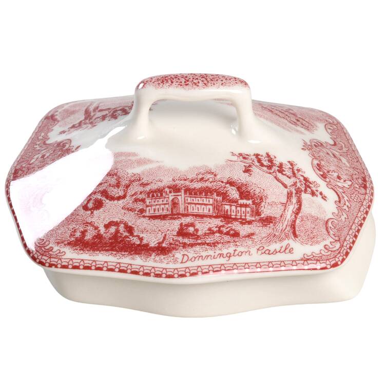 Old Britain Castles Pink (England 1883 Stamp) Lid for Teapot