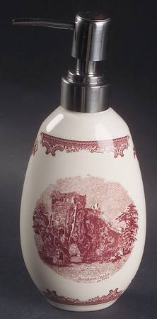 Old Britain Castles Pink (England 1883 Stamp) Soap Dispenser