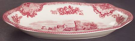 Old Britain Castles Pink (England 1883 Stamp) Relish/Gravy Underplate