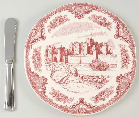 Old Britain Castles Pink (England 1883 Stamp) Tidbit W/Metal Spreader